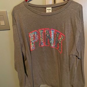 Pink long sleeve shirt